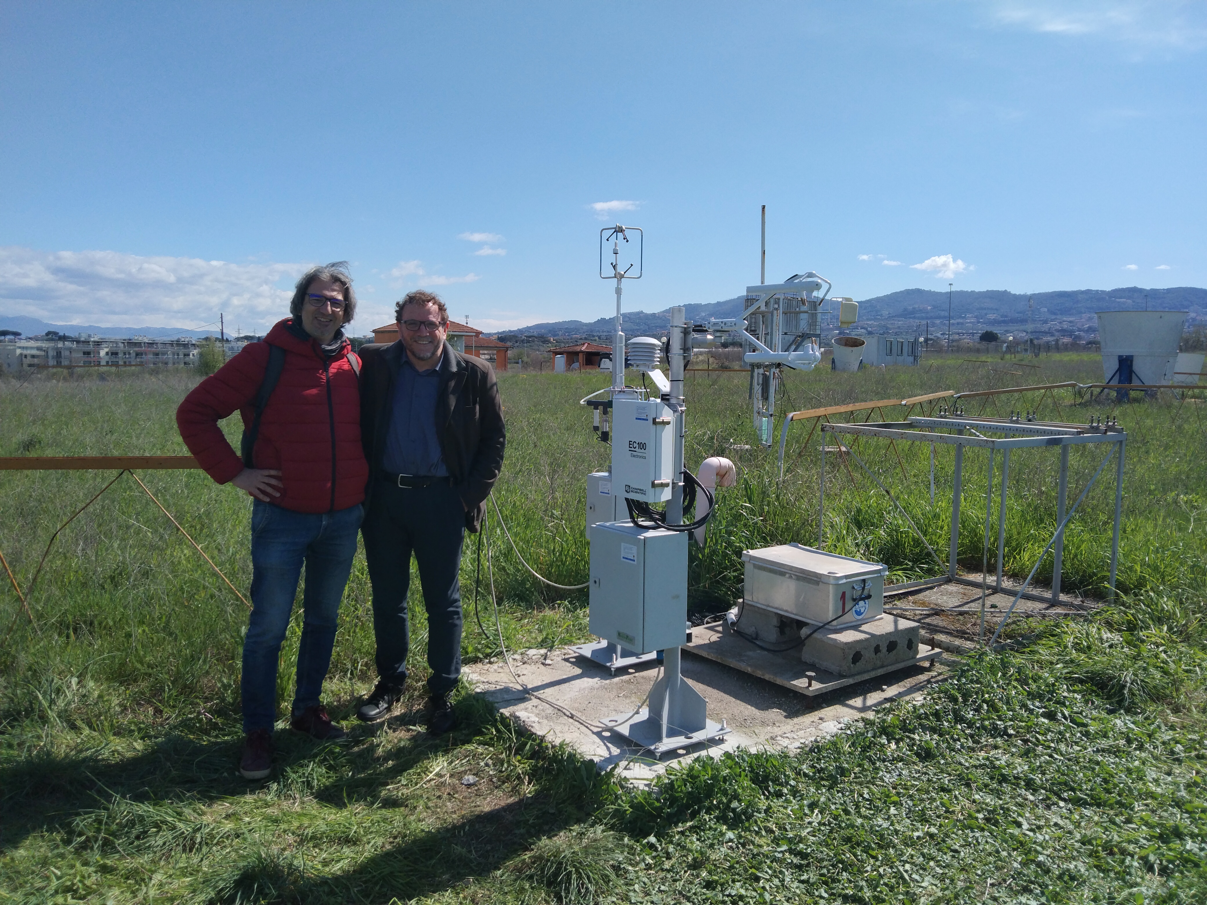 Observing systems developed during the project, at test site of CNR-ISAC in Rome Image